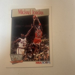 1991-92 NBA Hoops - Supreme Court Michael Jordan #455