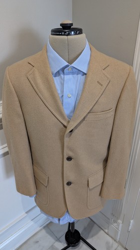 Brooks Brothers Loro Piana Camel Hair Blazer Men's 38 Short 1818 Sport Coat - Picture 5 of 21