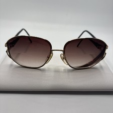 Christian Dior 2492 49 Vintage Sunglasses Gold/Black Frame Only 59-16 1980s C59