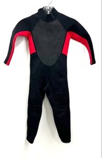 Unbranded Black Full Body Neoprene Wetsuit Kids Size Small