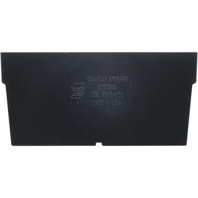 Quantum Storage Systems Dsb102/104/106 Plastic Divider, Black, 6 In L, 3 In H,