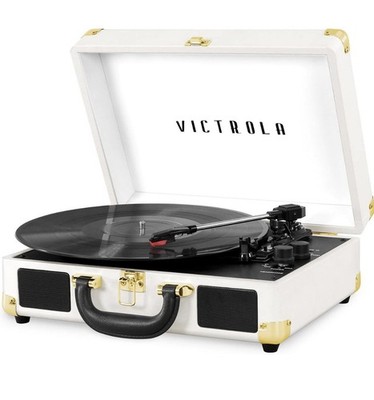 Victrola Journey 3-Speed Bluetooth Suitcase Record Player w/ headphone jack 