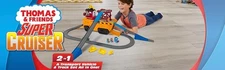 NEW Thomas and Friends SUPER CRUISER Train Track PLAYSET: 3 MiNIS, STEFANO 