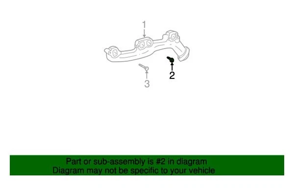 For Dodge Ram 1500 1997-2003 Mopar 06034643 Exhaust Manifold Stud Foto 4 de 4