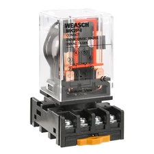 Weasch Power Relay MK2P-I, AC 110V Coil, DPDT, 8 Pin, with Plug-in Terminal S...
