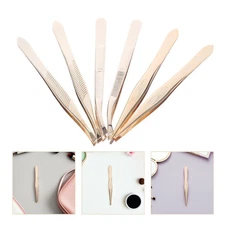 6 Pcs Lash Applicator Tool Tweezers Beauty Eyelash for Cluster Lashes