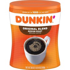 Dunkin Donuts Original Blend Ground Coffee Medium Roast30oz Canistera 8133401102