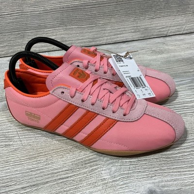 Adidas Women's Size 7.5 Tokyo (JI3297) Semi Pink Spark Orange Sneaker Shoes NEW