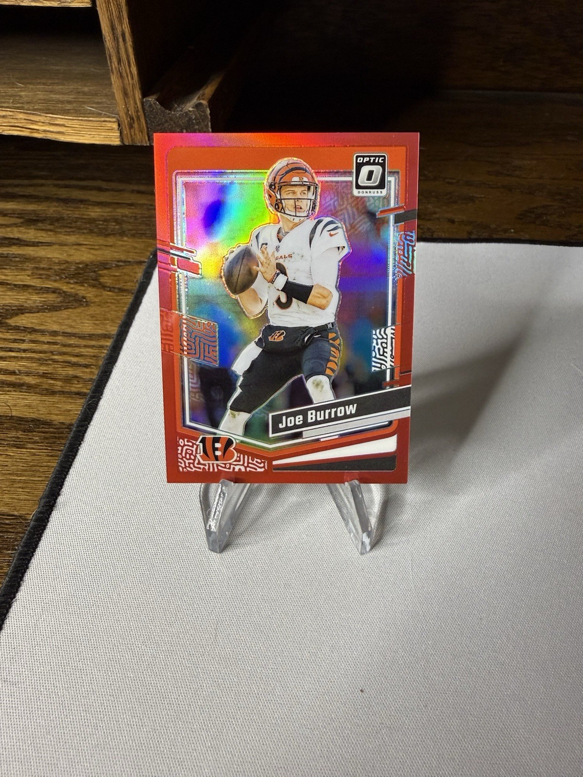2023 Panini Donruss Optic - Joe Burrow #42 Red Prizm /99