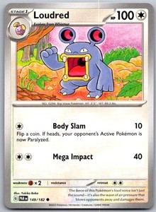 Loudred 149/182 Paradox Rift Common