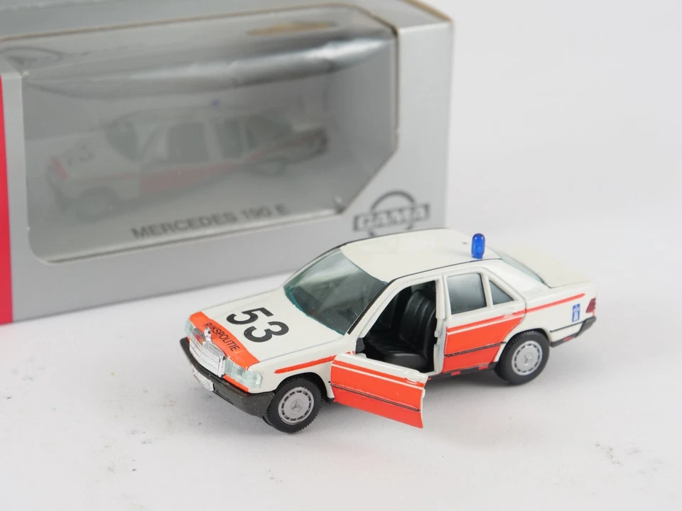 Gama Mini 1/43 Mercedes 190 E Rukspolitie #53 - Immagine 2 di 4