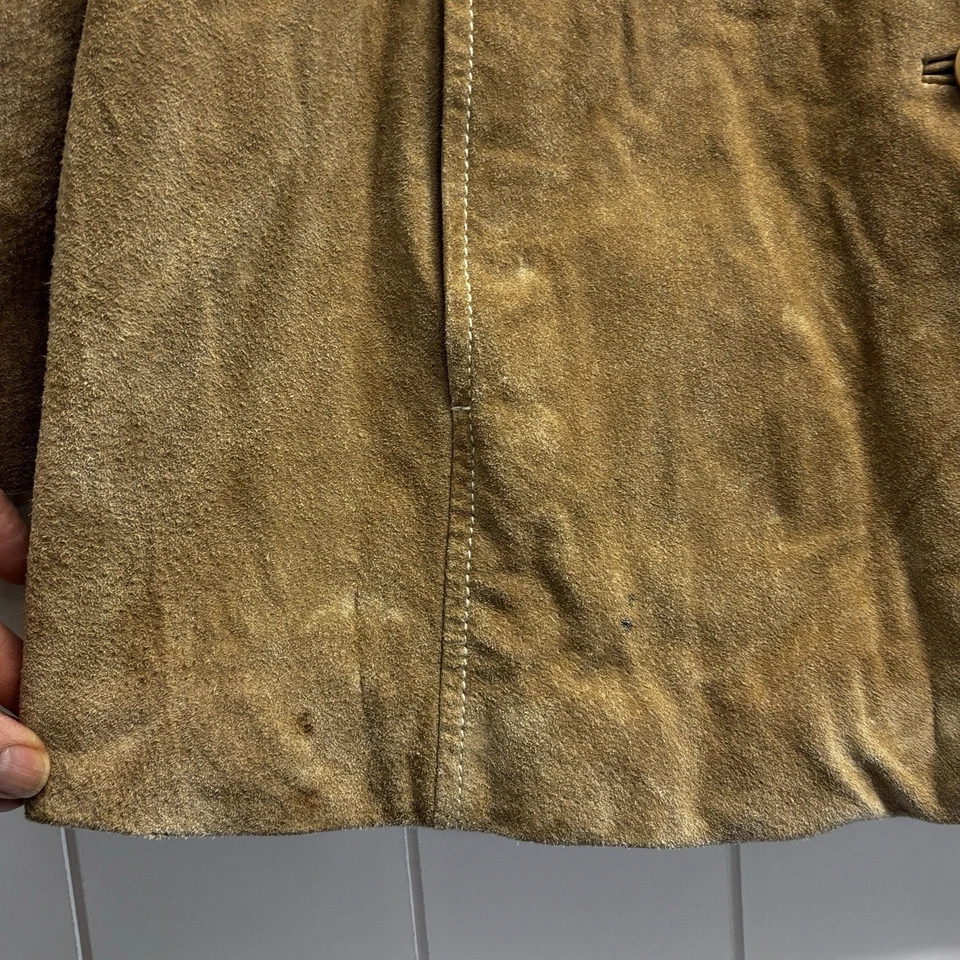 Jaqueta Wilsons Couro Feminina Boho Cowgirl Western Camurça Espanador Tamanho XL Folk - Imagem 3 de 4