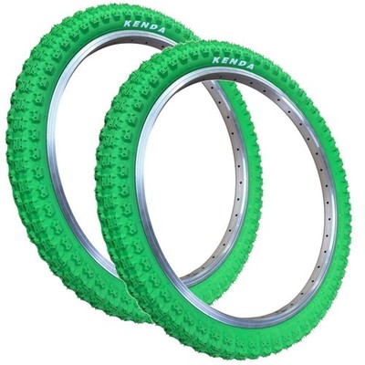 Kenda 20 x 2,25 grün K-51 Compe 3 Profil BMX / Mountainbike Reifen Schläuche