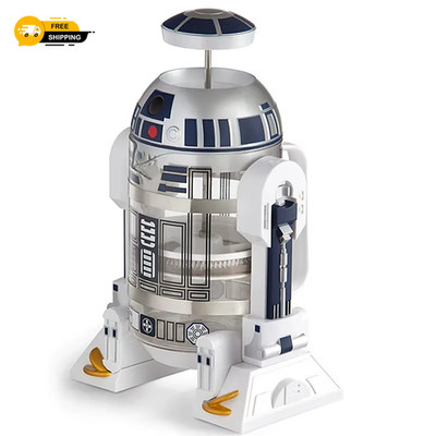 Star Wars R2-D2 960 ml Mokka Hand Kaffeemaschine Cartoon Roboter Büro Zuhause Handbuch Th