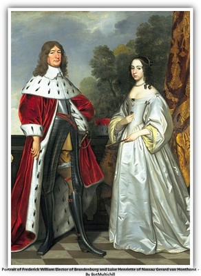 Portrait of Frederick William Elector of Brandenburg and Luise Henriette of Nass