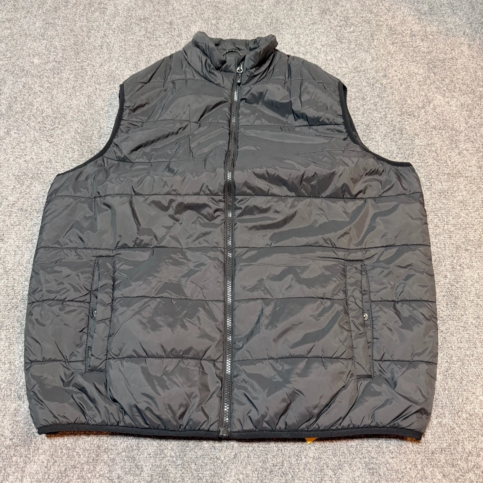 Swiss Tech Vest Mens Extra Large Black Puffer Mock Neck Full Zip Pockets
Opens in a new window or ta