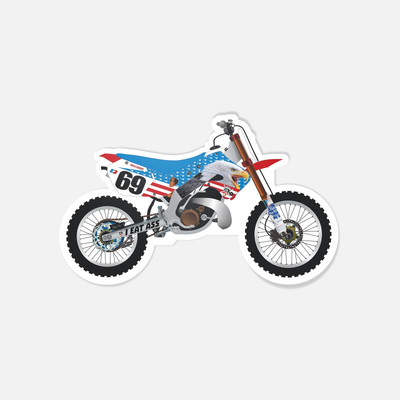 Ronnie Mac Screamin Eagle Bike Sticker