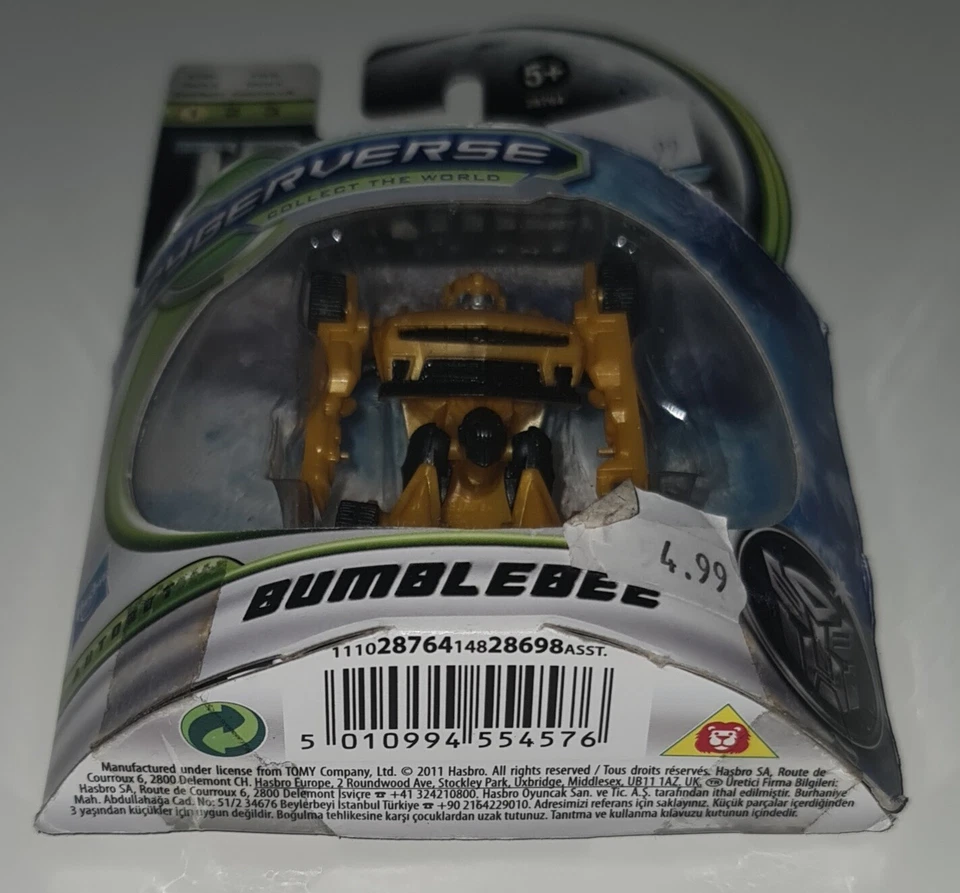 TRANSFORMERS Cyberverse BUMBLEBEE Dark of the moon 1/001 Hasbro 2011 - Image 3 of 3