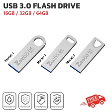 Flash Drive USB 3.0, High Speed Memory Stick, Thumb Drive, 16 GB 32 GB 64 GB