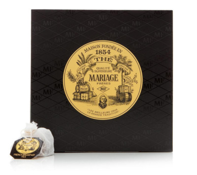 Black Tea 30 bags, 75g, French Breakfast Tea Bags, Mariage Fréres.