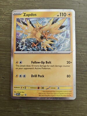 Pokemon - Zapdos SVP 157 - Surging Sparks – Black Star Promo
