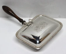 Garrard & Co - Plated Silver Silent Butler Crumb Collector London Antique