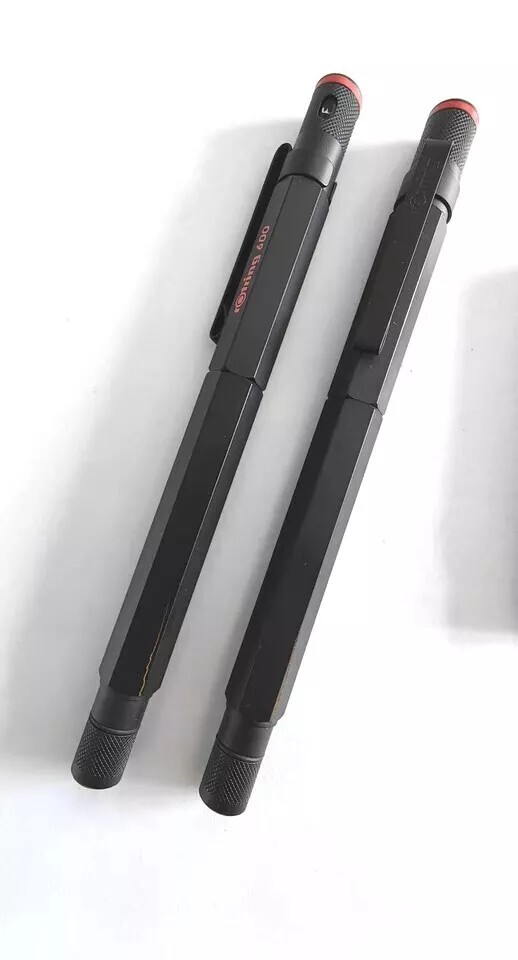 DISCOUNT: CRACKED BARREL* Rotring 600 Fountain Pen Black F Nib
