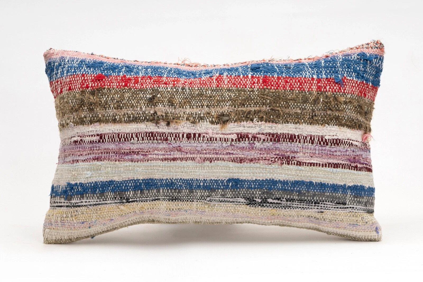 Decorative Pillow Cover, 12x20 in, Kilim Pillow, Turkish Pillow, Sofa Cushion
