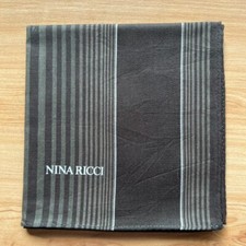 HANDKERCHIEF JAPAN ART STRIPED PLAIN MEN'S POCKET SQUARE COTTON 19" D0615