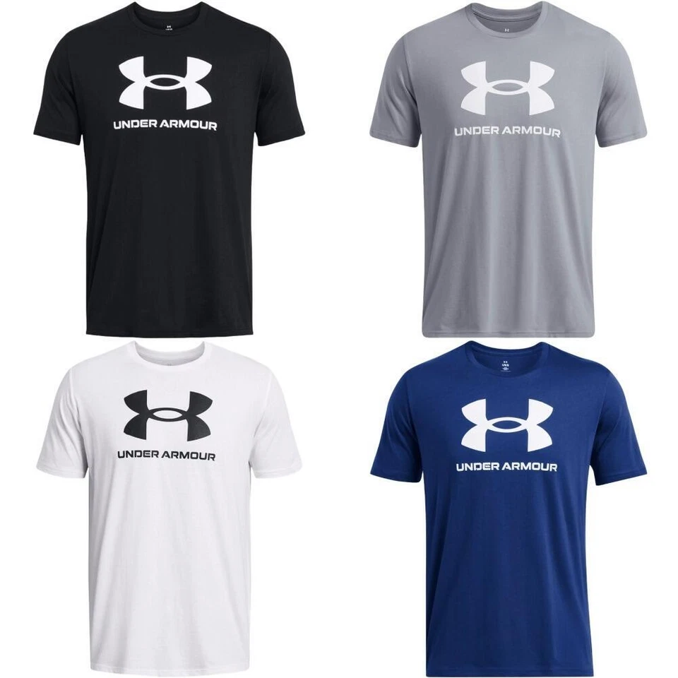 Under Armour Men's T-Shirt Short Sleeve Athletic UA Logo Graphic Logo Shirt