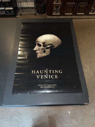 A Haunting In Venice Theatre Issued Original Double Sided Movie Poster 27 x 40