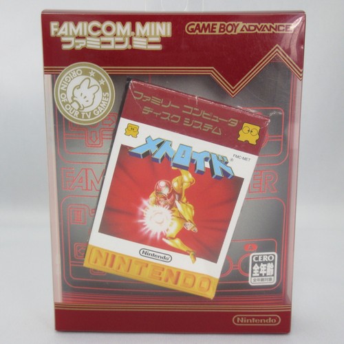 Metroid Famicom Mini W Box And Manual Gameboy Advance Jp Ver Ebay