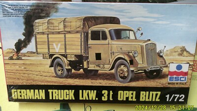 ESCI  8007  German Truck LKW. 3T Opel Blitz   1:72