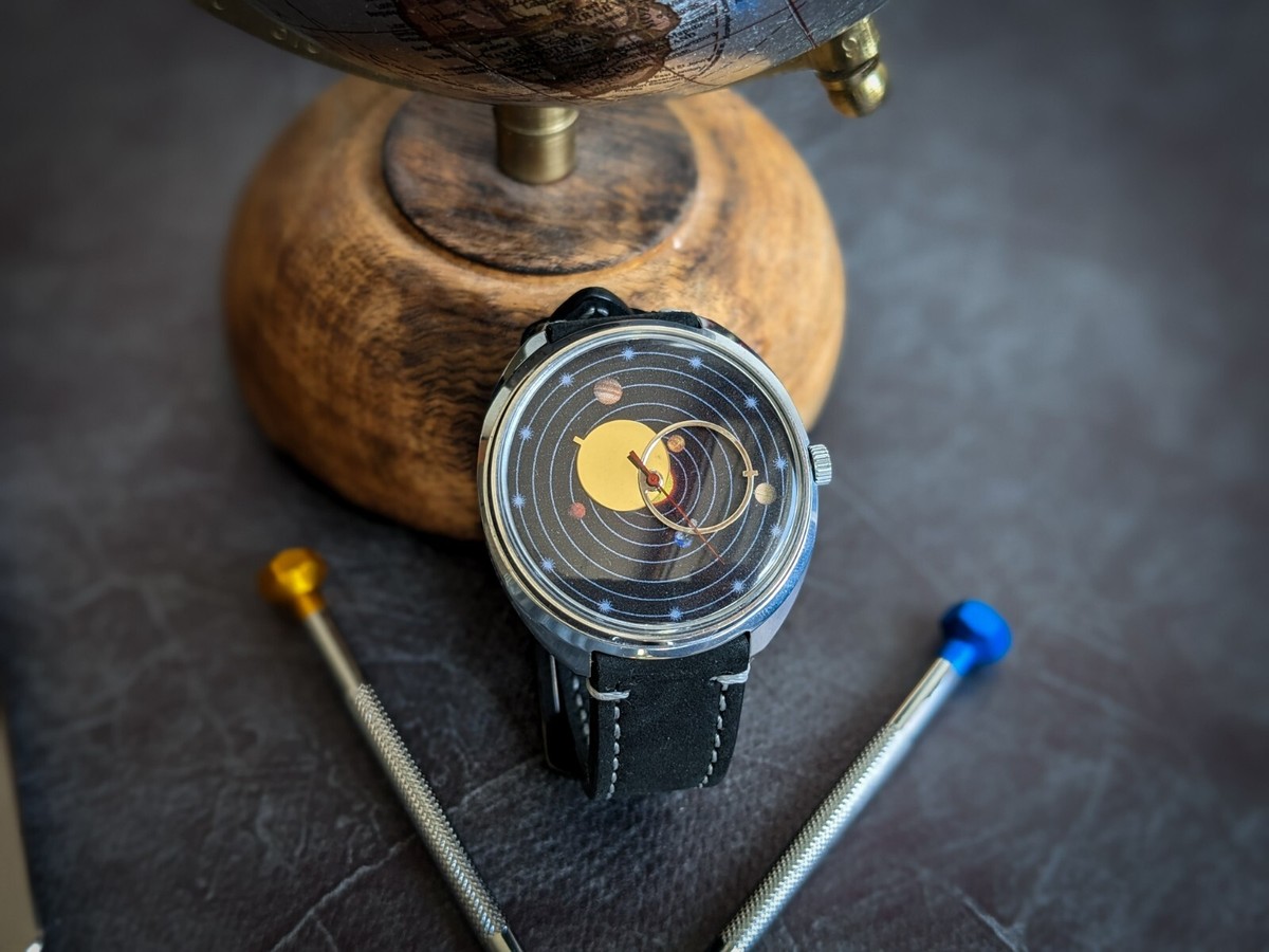 New Vintage RAKETA Kopernik Sun-moon hands 2609  Antique