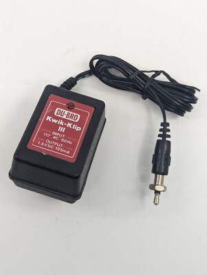 [NOS] Genuine Du-Bro RC Parts #619 Kwik Klip III Wall Charger , Glo Plug Ignitor