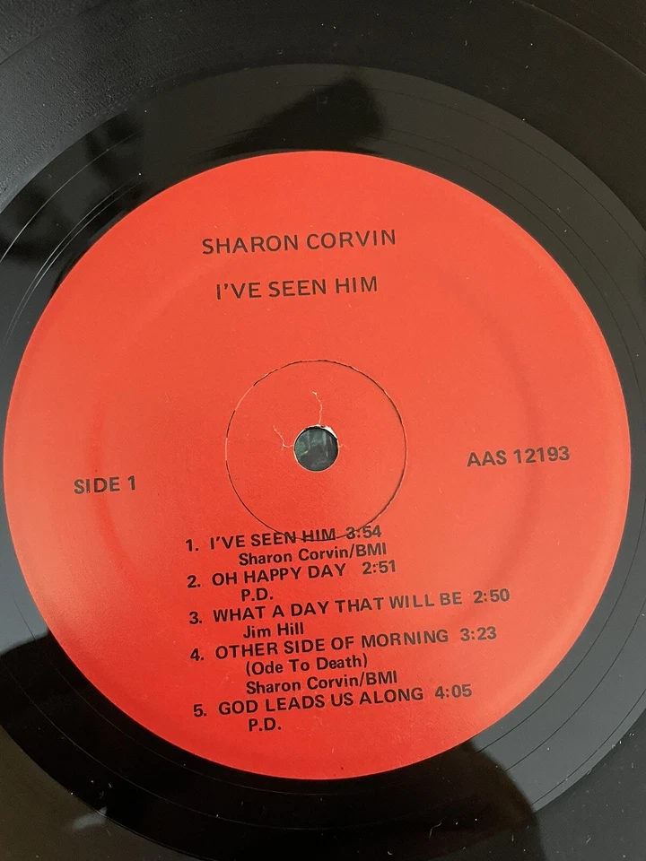 РЕДКАЯ: Я видел его Шэрон Корвин, винтажный винил госпел и блюз ограниченного тиража - Изображение 3 из 4