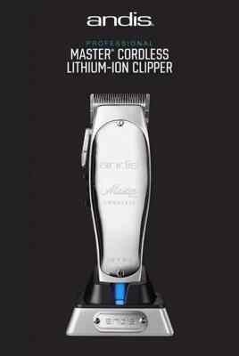 Andis 12470 Professional Master Cord/Cordless Lithium Ion Hair Clipper 110-240 V