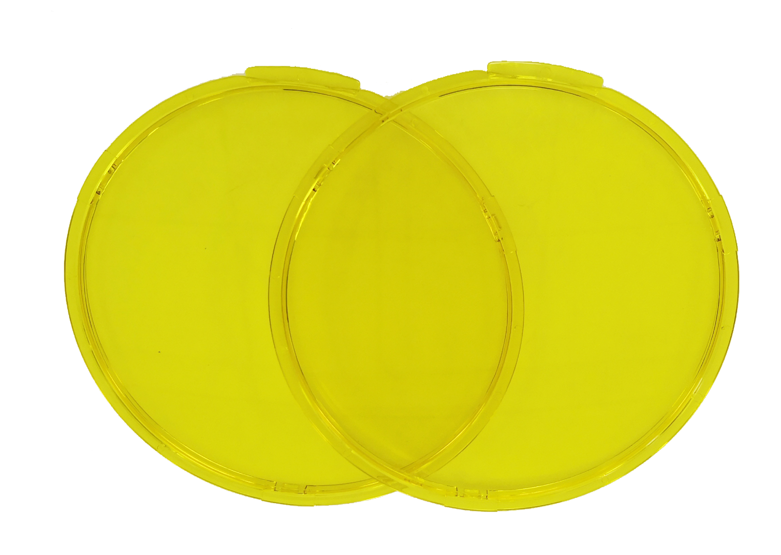 Pair Yellow Black Lens Covers Protective for Our 7inch 9inch LED