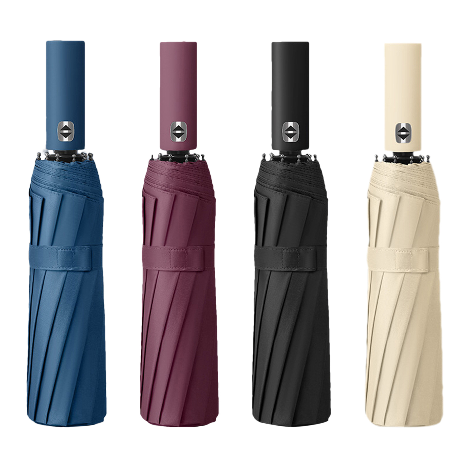Compact Auto Open Close Windproof Travel Umbrella Strong Folding Gift