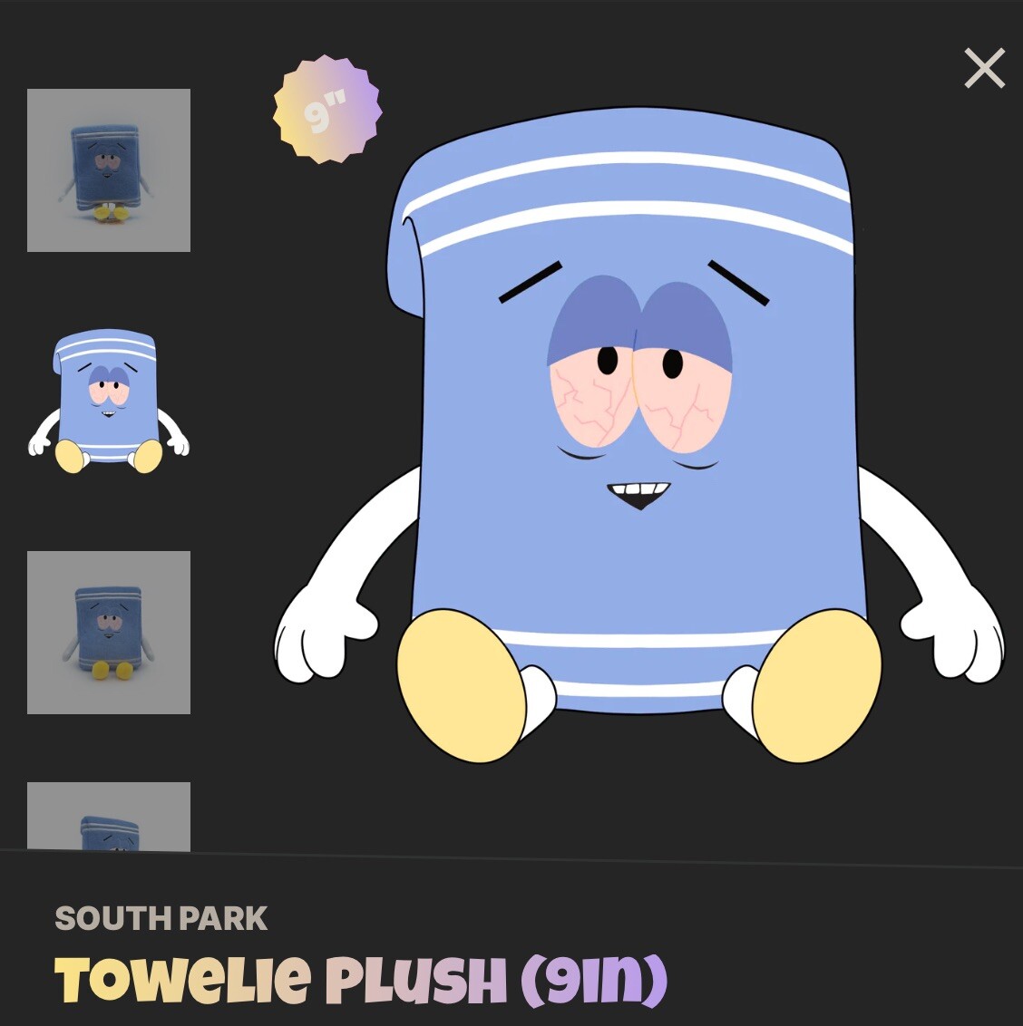 Youtooz * South Park Collection Towelie (High) * 9” Plush in