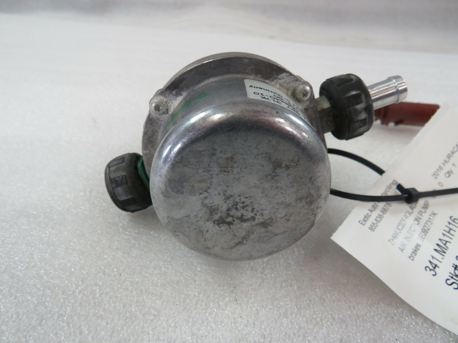 Lamborghini Huracan, LP610, Brake Air Pump, Used, P/N 8E0927317K