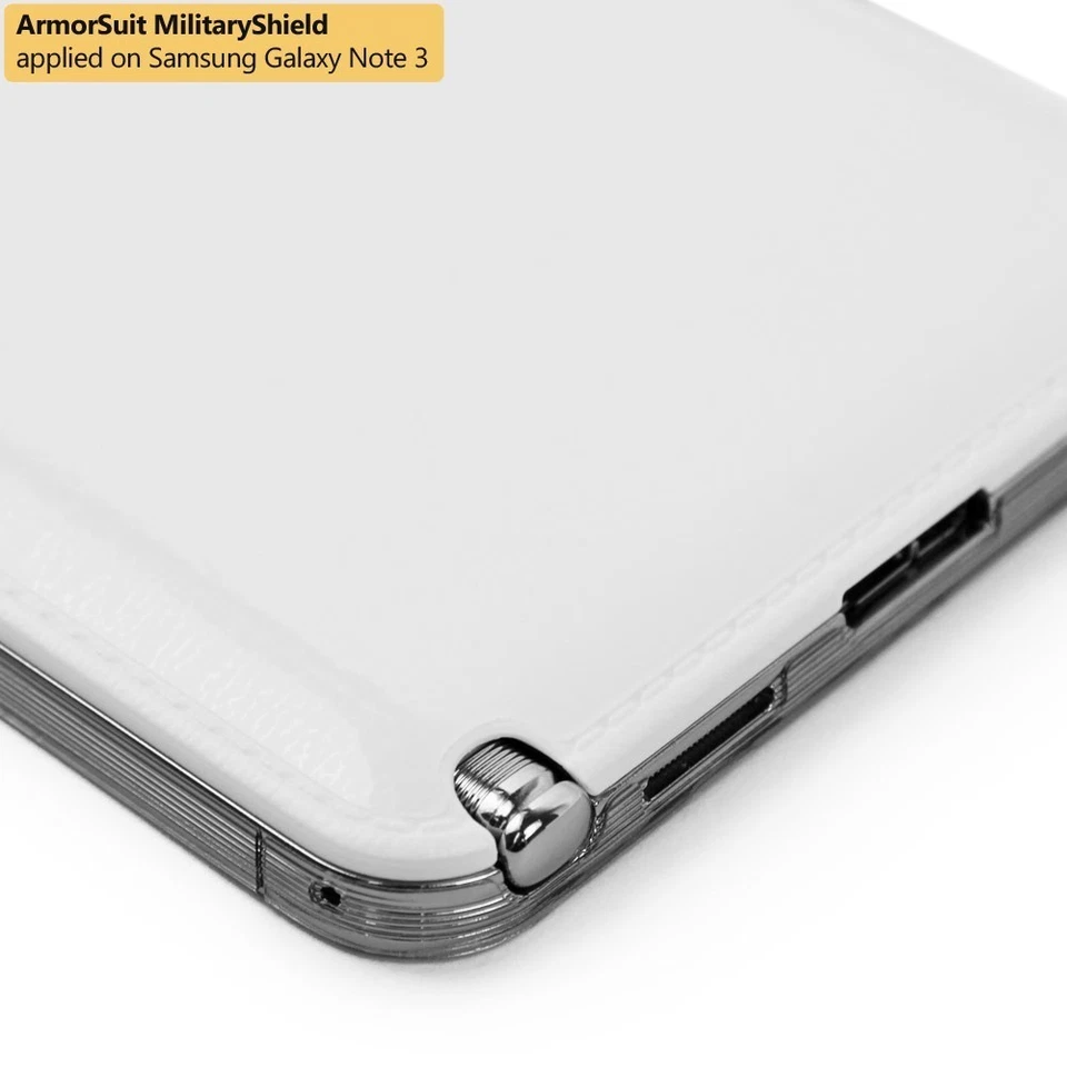 ArmorSuit MilitaryShield Samsung Galaxy Note II Screen + Full Body Skin USA - Image 4 of 4