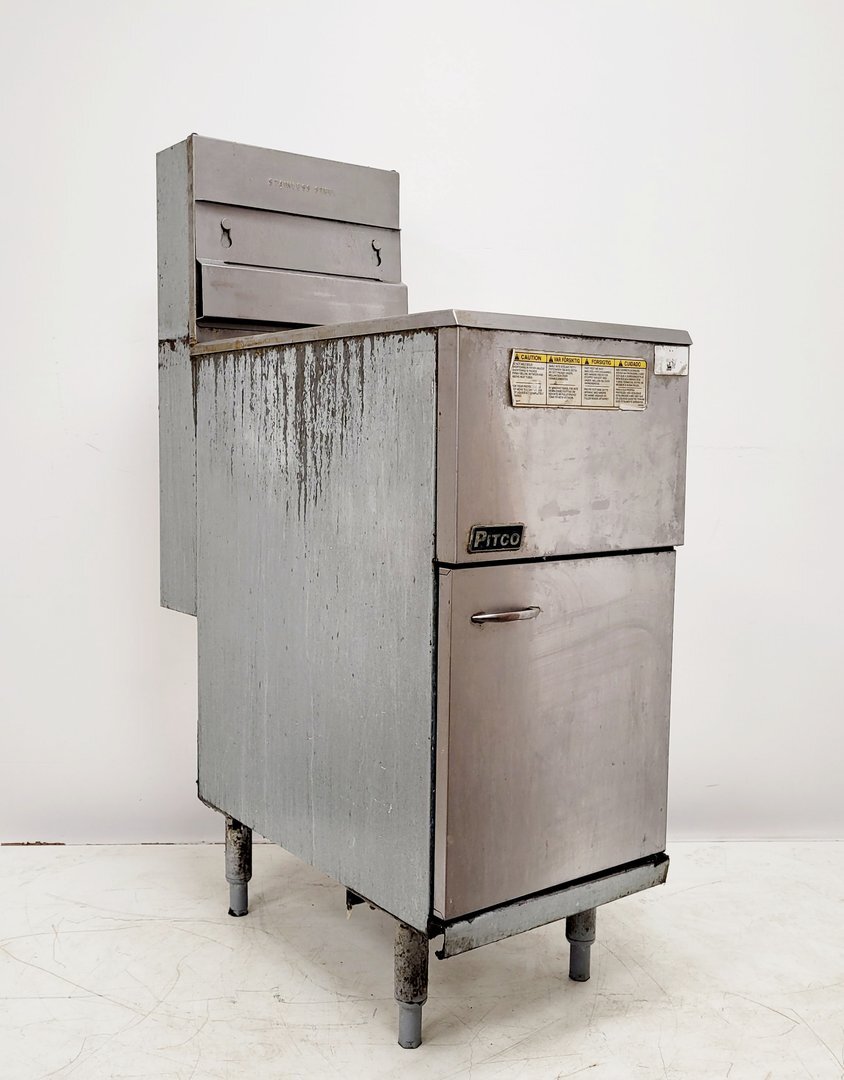 Pitco 35C + 16 L Rohr Fired Gas Kommerzieller Tiefe Fritteuse