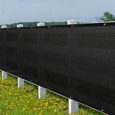 50Ft Privacy Fence Screen Heavy Duty Mesh Shade Cover Garden Yard Windscreen US