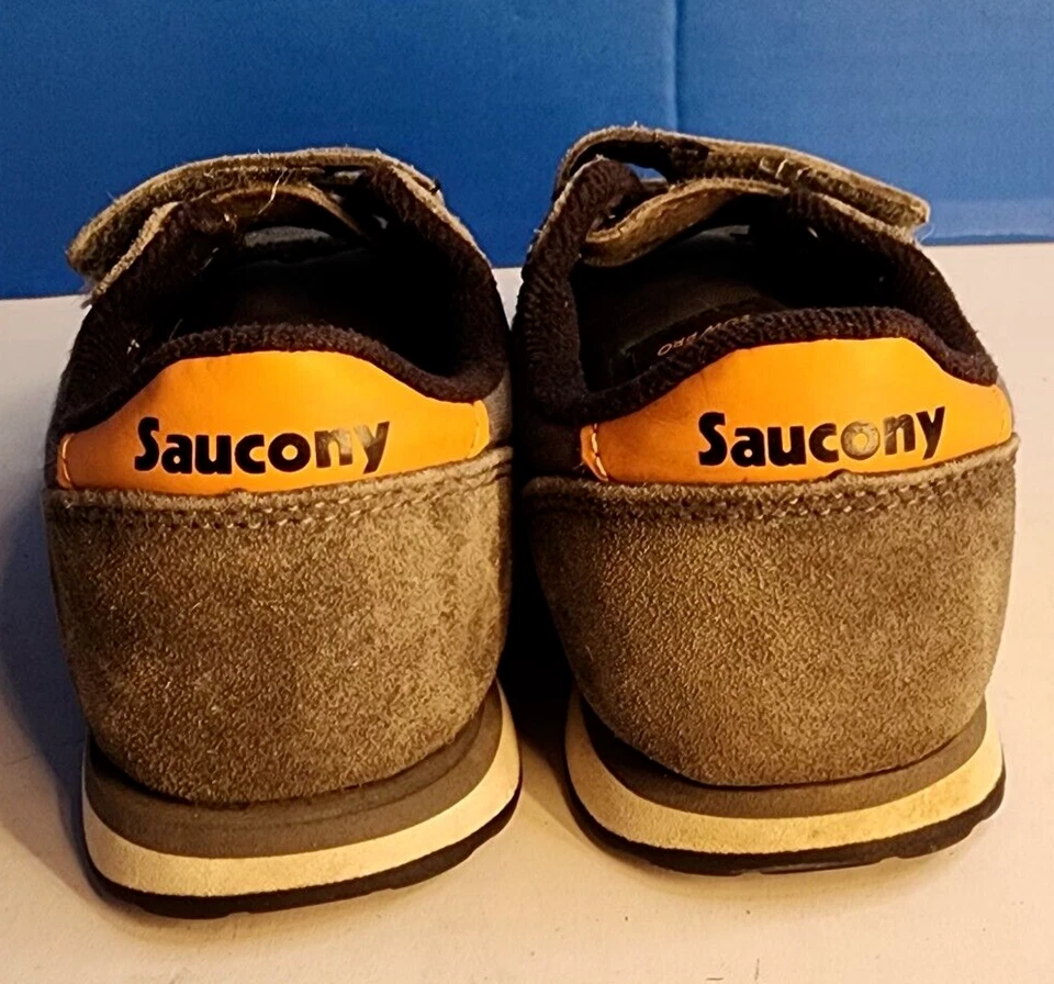 Saucony Jazz Low Pro Grey Suede Kids Sneakers Size 8M - Image 4 of 4