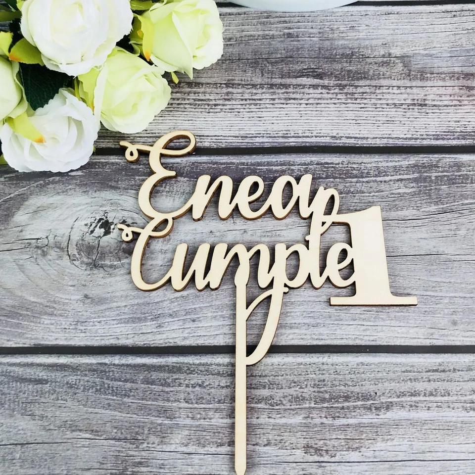 14cm 16cm 18cm Personalizzati Happy Birthday Torta Topper Festa Forniture Casa - Immagine 4 di 4