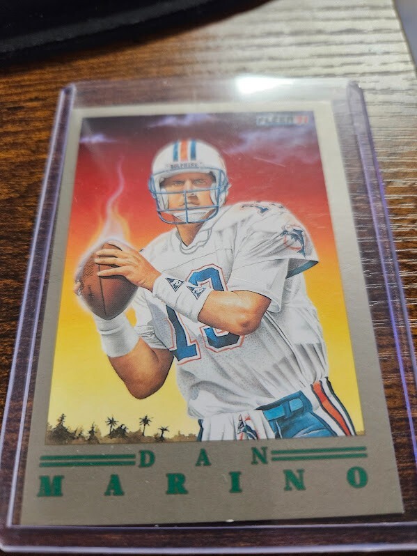 1991 Fleer Pro Visions DAN MARINO #5 - Miami Dolphins - HOF 5/10