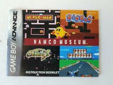 Nintendo GameBoy Advance Namco Museum Instruction Booklet  AGB-ANME-USA AGB-ANM