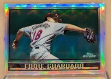 1998 Topps Chrome SILVER REFRACTOR #28 Eddie Guardado RARE ICONIC PARALLEL
