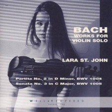 Bach: Works for Violin Solo - Audio CD By Lara St John - GOOD